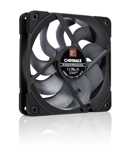 Premium-Quality Quiet 120mm PC Fan (Black)