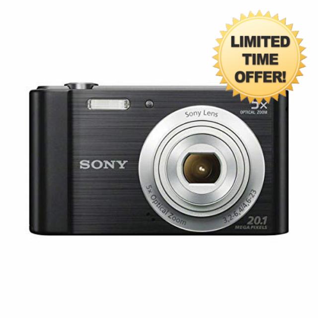 Sony DSC-W800 Compact Camera – Black