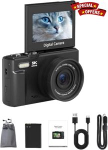 Optinexo 5K Digital Compact Camera (Black)