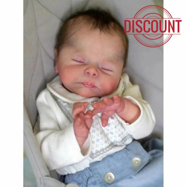 Anano Realistic Reborn Baby Dolls Vinyl Full Body Real Life Veins 18 Inch Full Vinyl Reborn Doll Toddler Life Like Newborn Babies For Kid 3+ Role Playing (Chirstopher)