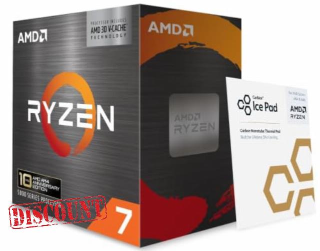 AMD Ryzen 7 5800X3D Processeur 10TH ANNIVERSARY (8 Cores/16 Threads