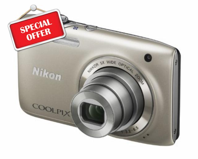 Nikon Coolpix S3100 Digital Camera - Silver (Renewed)