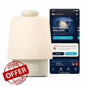 Hatch Baby Sound Machine & Night Light – Baby White Noise Machine and Light