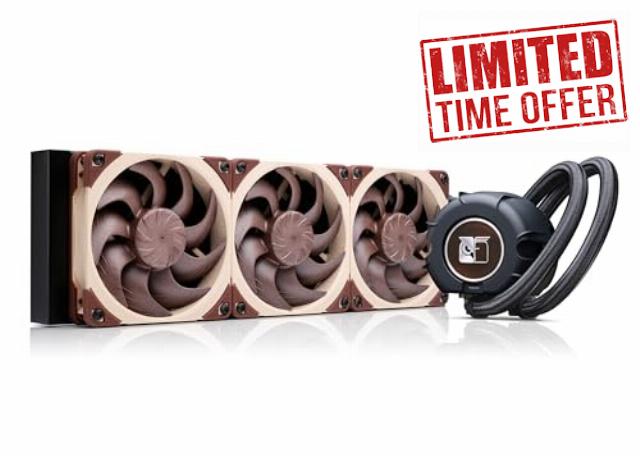 Noctua NL-LC1-36 360mm Quiet All-In-One (AIO) Water Cooler for AMD AM5 and Intel LGA1851/LGA1700 CPUs (Black