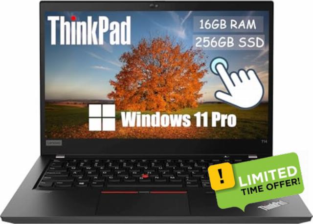 Lenovo Thinkpad T14 Gen 1 Laptop Touchscreen Business