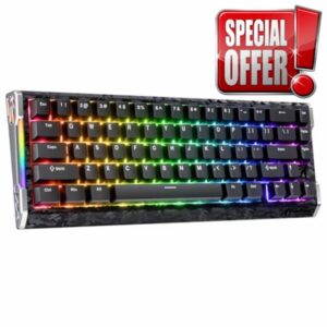 ATTACK SHARK R68 HE 8000Hz Carbon Fiber Rapid Trigger Gaming Keyboard