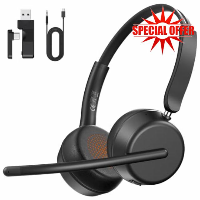 syndesmos Wireless Headset with Microphone