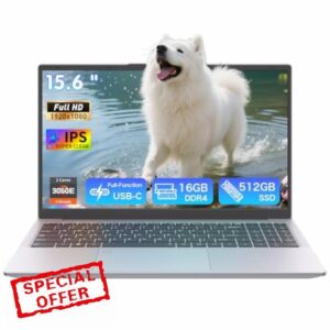 Auusda 15.6” Full HD Laptop