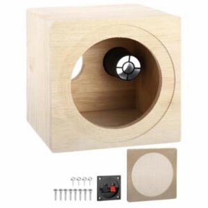 sourcing map 4 Inch Ported Wooden Speaker Enclosure