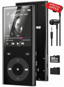 90GB MP3 Players with Bluetooth 5.3