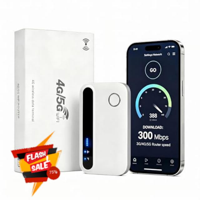 5G/4G+ Portable WiFi Hotspot