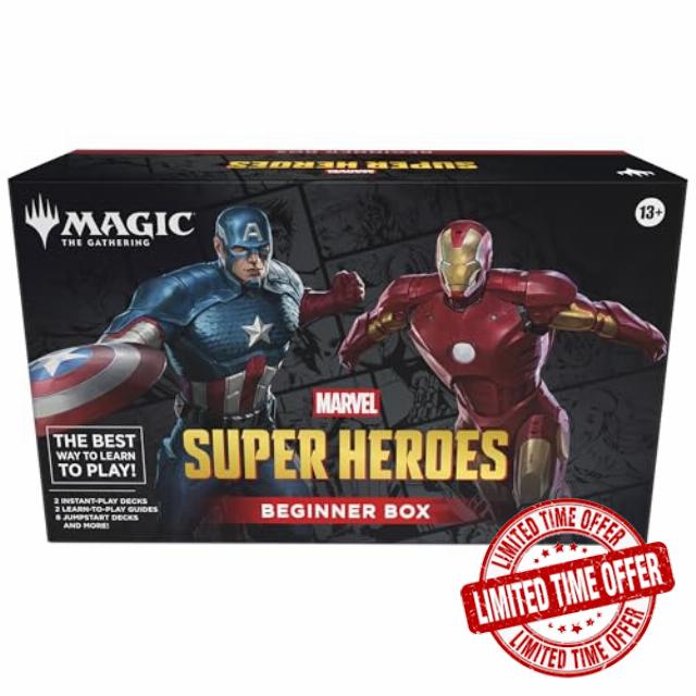 Magic: The Gathering | Marvel Super Heroes Beginner Box | 2-Player Card Game
