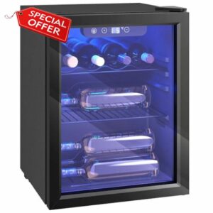 HOMCOM Table-Top Wine Cooler