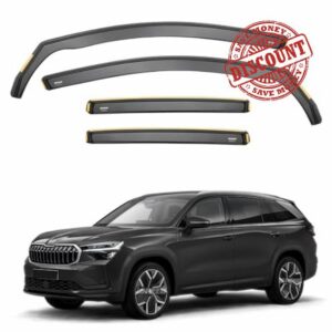 ISPEED Wind Deflectors For Skoda Kodiaq MK2 2024-2027 5-Door SUV 4pc Set | Keep Your Car Ventilated In Rain & Wind