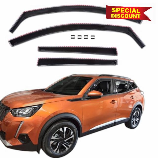 J&J AUTOMOTIVE | Wind Deflectors Compatible with 2008 2020-up 4pcs