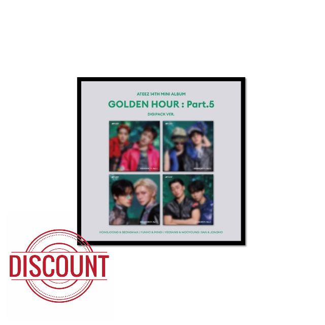 A.TEEZ GOLDEN HOUR : Part.5 [Digipack Unit 4 Ver Set] 14th Mini Album