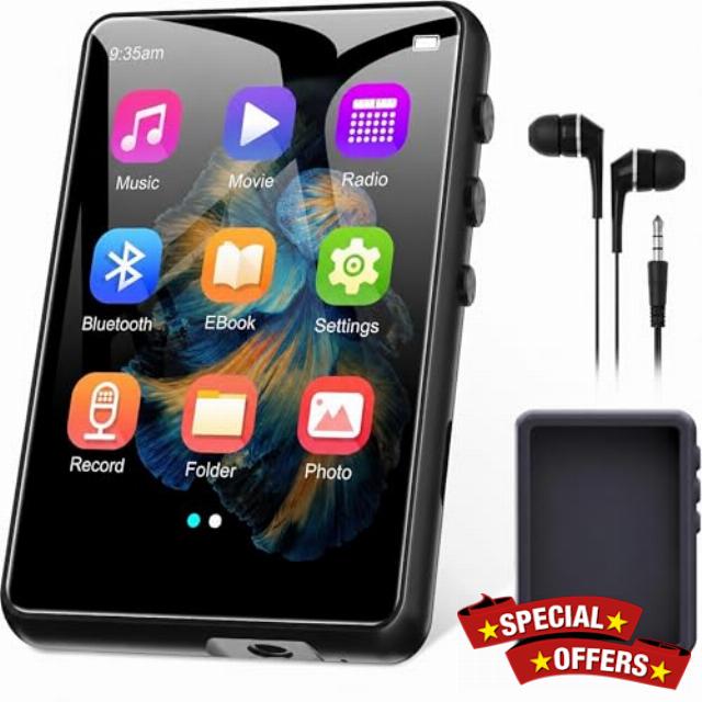 128GB MP3 Players with Bluetooth 5.4
