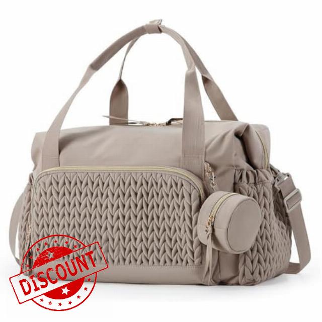 BRONG Baby Changing Bags Large Capacity Mommy Diaper Tote Maternity Bag Multi-Functional Baby Bags with Changing Mat Waterproof Nappy Pram Bag for Travel Beach