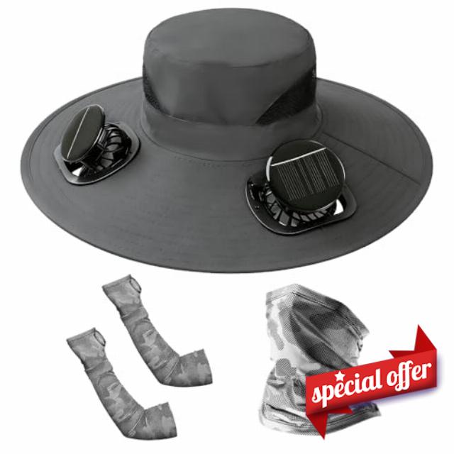 Solar Fan Hat