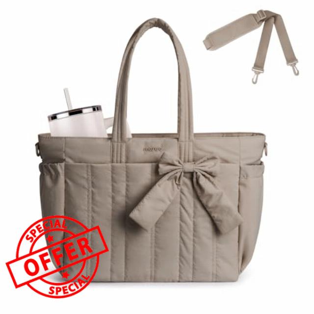 MOSISO Bow Tote Bag for Women