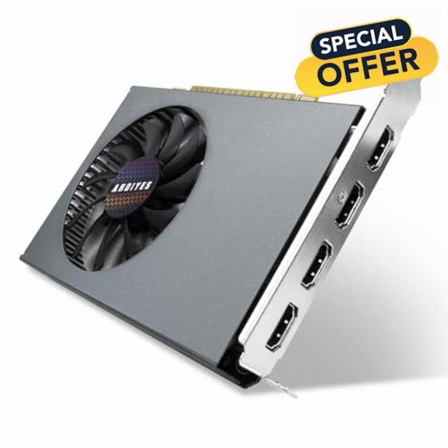 GT 730 4GB GDDR3 GPU 4X HDMI Graphics Card