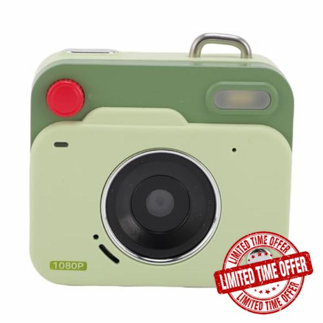 Small Digital Camera 1080P 48MP Compact Auto Cycle Recording Keychain Video Camera for Campus Travel