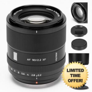 VILTROX 90mm F2.2 EVO XF-Mount Lens for Fuji