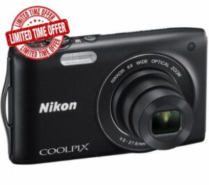 Nikon Coolpix S3200 (6 multiplier_x) (Renewed)