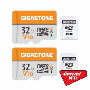 GIGASTONE 32GB Micro SD Card 2-Pack