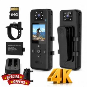 4K Body Camera with Audio and Video