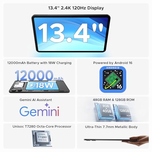 Android 16 Tablet with Gemini AI