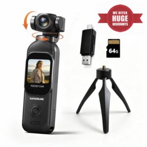 Kaysunlink 1080P Vlogging Camera with 270°Rotatable Lens