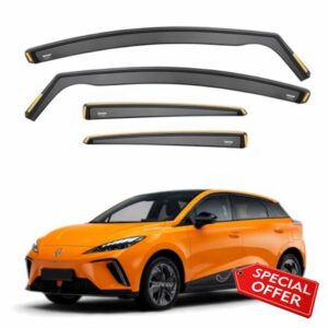 ISPEED Wind Deflectors For MG 4 2022-2027 5-Door Hatchback Wind Deflectors 4pc Set *Not for MG4 Urban* | Keep Your Car Ventilated In Rain & Wind