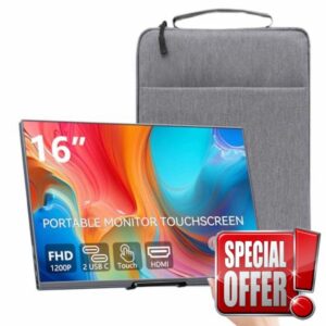 16 Inch Portable Touchscreen Monitor
