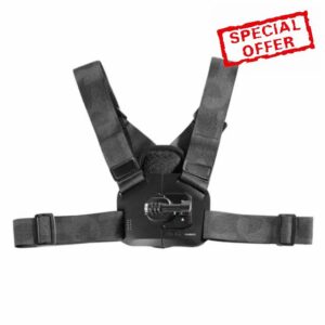 SMALLRIG Quick Release Action Camera Chest Mount with Adjustable Harness Strap