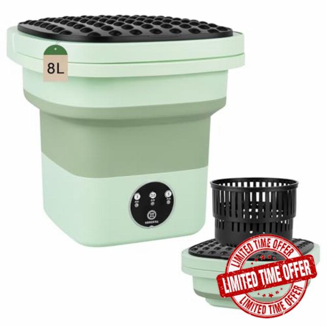 Washing Machine 8L Portable Washers Mini Washing Machine & Spin Basket