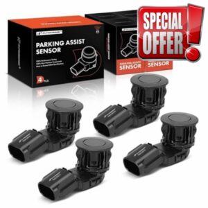 A-Premium 4-Piece Reverse Backup Parking Assist Sensor Compatible with Select Toyota Models - RAV4 2014-2018