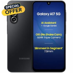 Samsung Galaxy A17 5G Smartphone (Black