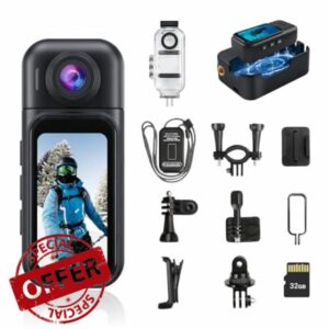 4K WiFi Sports Action Camera with Waterproof Case