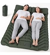 HAUSPROFI Inflating Sleeping Pad for Camping, UltraLight Inflatable Sleeping Mat with Built-in Fo...