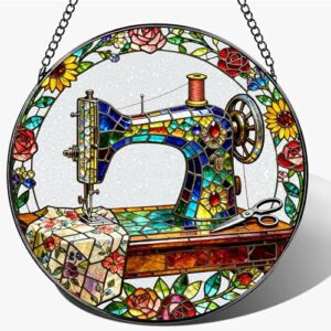 7.8 Inch Stained Glass Window Hanging