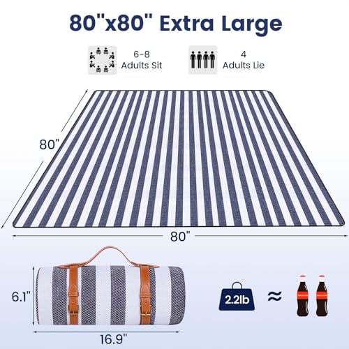 Foldable Beach Mat for Camping Hiking
