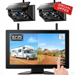 2 Magnetic Solar Wireless Reversing Camera Kit