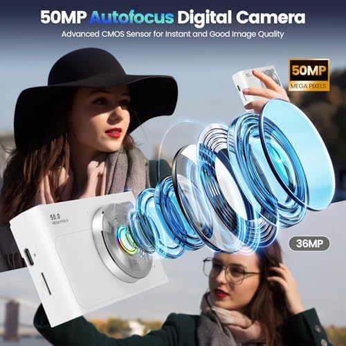 16X Digital Zoom Portable Mini Camera for Kids Teen Students Beginner
