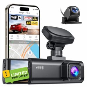 REDTIGER F7N-N 4K Front and Rear Dash Cam