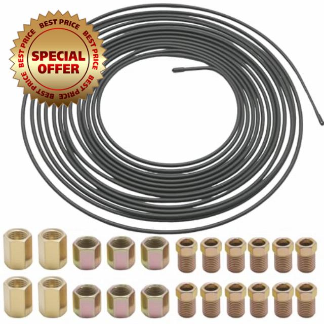 3/16" Copper-Plated Brake Pipe Kit 10m (32.8FT)