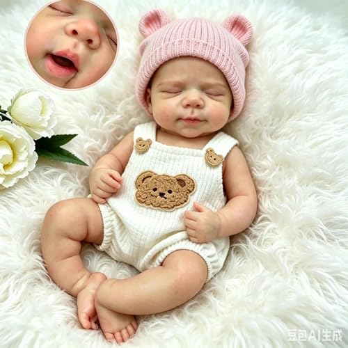 Open Mouth 3D Skin Posable Newborn Babies