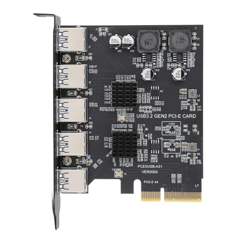 5 Ports 10Gbps Speed USB 3.2 Expansion Card