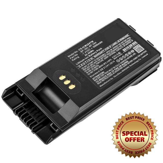 generic replacement battery compatible for Icom BP-283