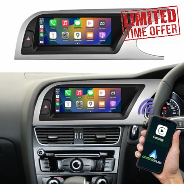 Road Top 8.9 Inch Wireless CarPlay Screen for Audi A5 2009-2015 with 2G MMI